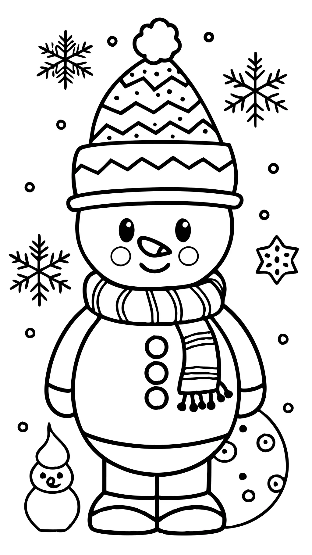 free winter coloring pages